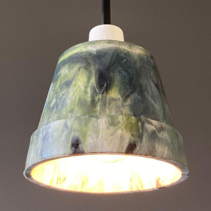 100% gerecyclede hanglamp