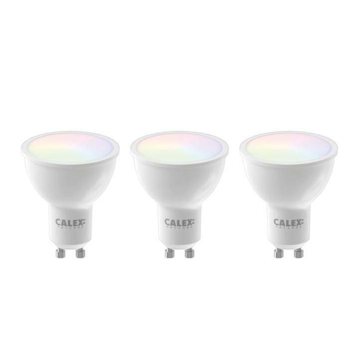 Calex Smart RGB Reflector led lamp GU10 | set van 3