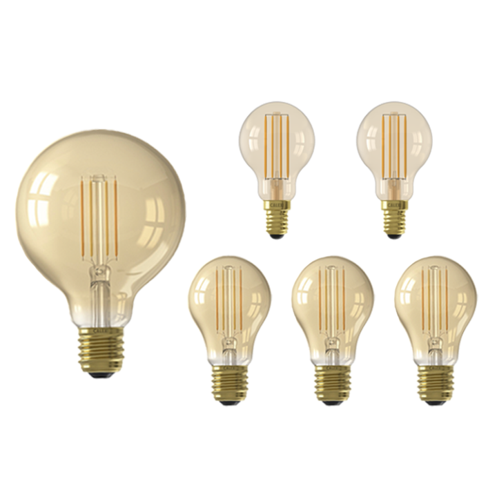 Voordeel box 2 | Calex smart Gold led lampen