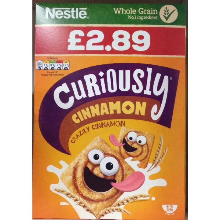 Curiously cinnamon cereal 375g
