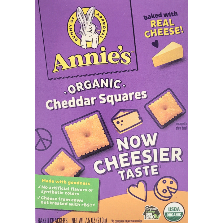 Annie's Cheddar Squares, 213g