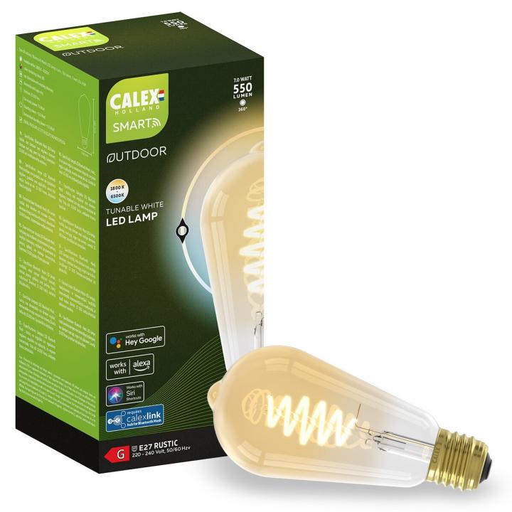 Tuinverlichting | Calex smart outdoor E27 Rustiek gold 7W 550lm