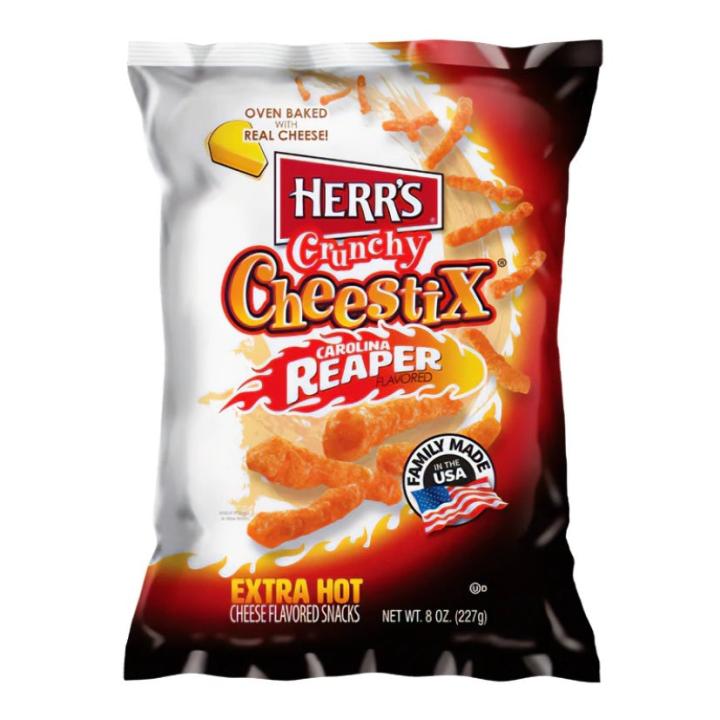 Herrs Carolina Reaper Cheestix, 227g