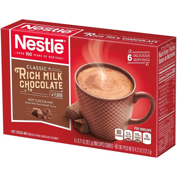 Nestle Hot Cocoa Mix Rich Milk Chocolate 121g