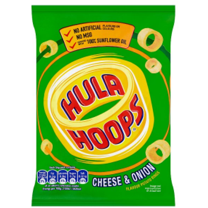 Hula Hoops Cheese and Onion 34g