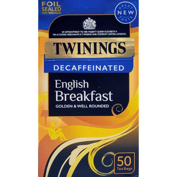Twinings English Breakfast Decaffeinated 50 bags