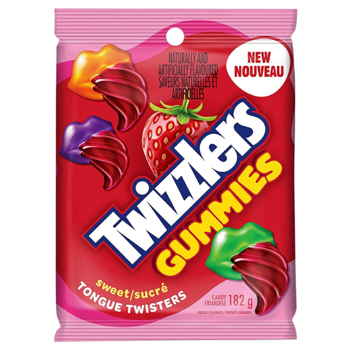 Twizzlers Gummies Fruity, 182g