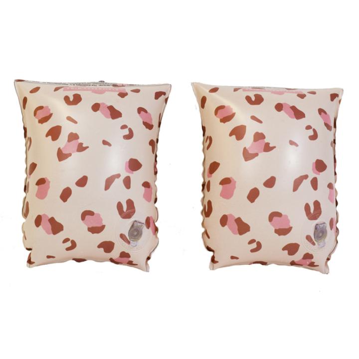Swim Essentials Zwembandjes Old Pink Panterprint - Zwemvleugels - 2-6 jaar - 15-30 kg