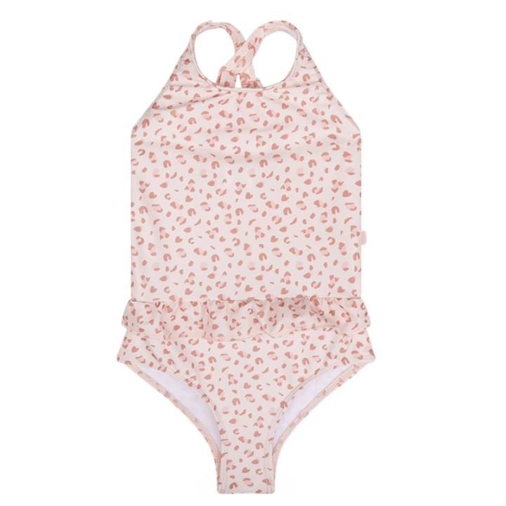 Swim Essentials UV Badpak Meisjes - Old Pink Panterprint - Maat 62/68