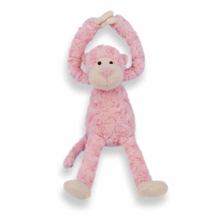 Knuffel aap - Roze