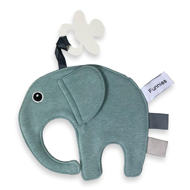 Olifant speendoekje - Groen