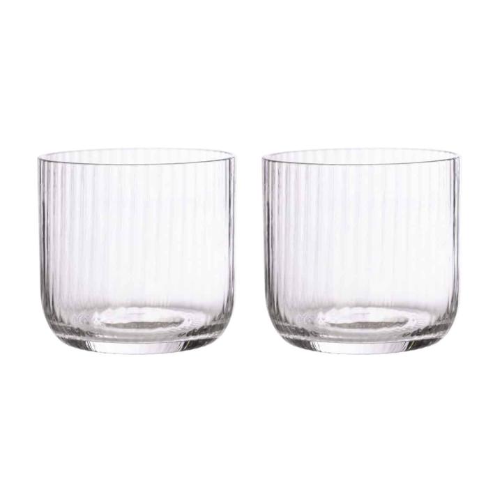 ERNST glas ribbel - set van 2