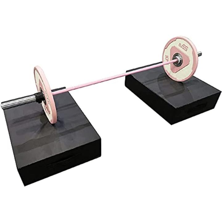 Bescherm je barbell en vloer met barbell crash kussen pads