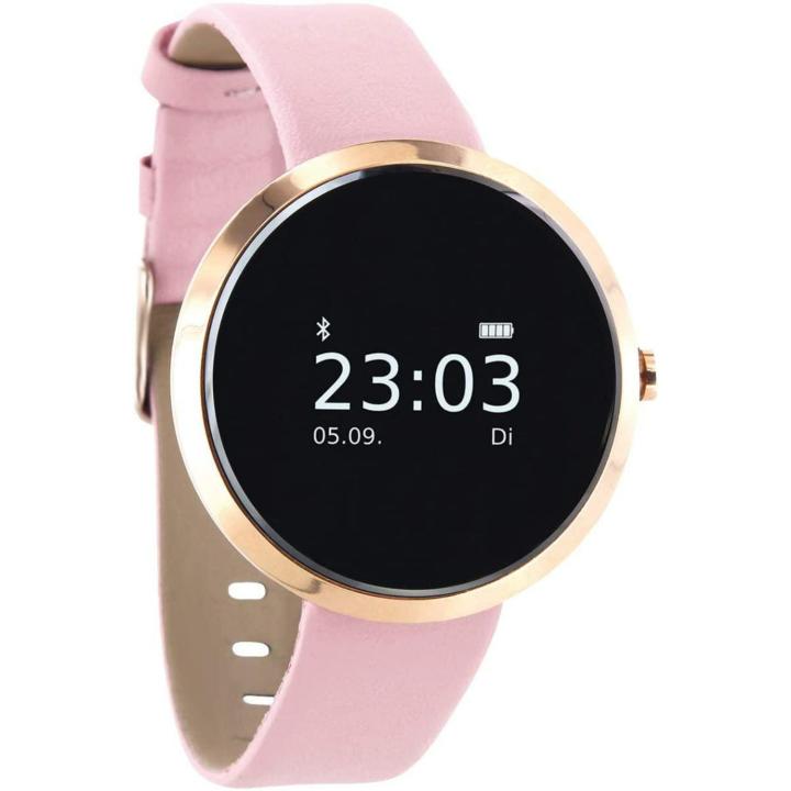 Ontdek de elegantie van onze dames smartwatch met fitnesstracker - Rose Gold