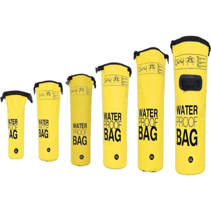 Houd je waardevolle spullen veilig en droog met onze waterdichte droge zak - De ultieme metgezel voor buitenactiviteiten! - 10 Liter - Geel