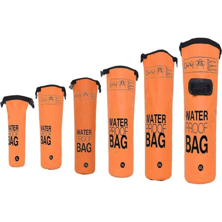 Houd je waardevolle spullen veilig en droog met onze waterdichte droge zak - De ultieme metgezel voor buitenactiviteiten! - 2 Liter - Oranje