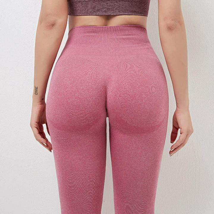 Ontdek de perfecte balans van stijl en comfort met onze yoga leggings voor dames! - Roze2 M - M