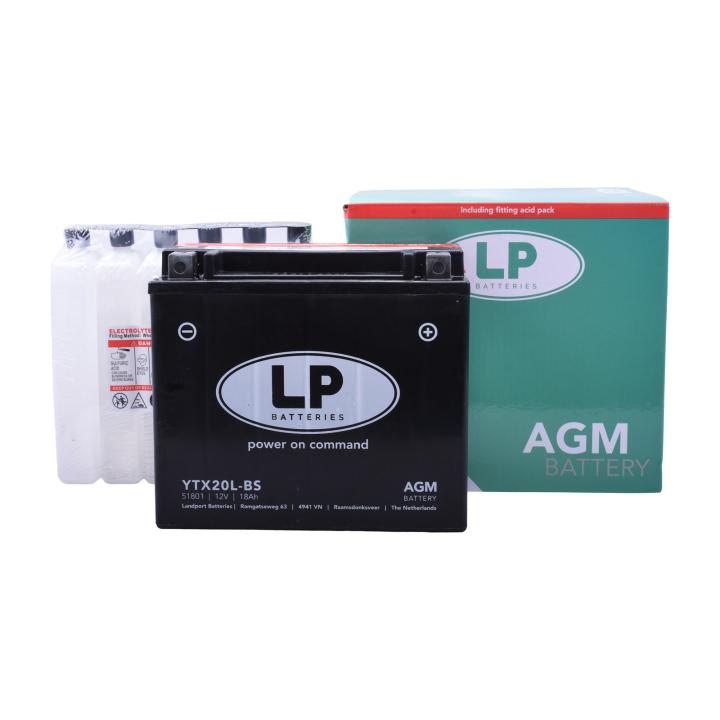 Accu Landport YTX20L-BS ( 12V/18A )