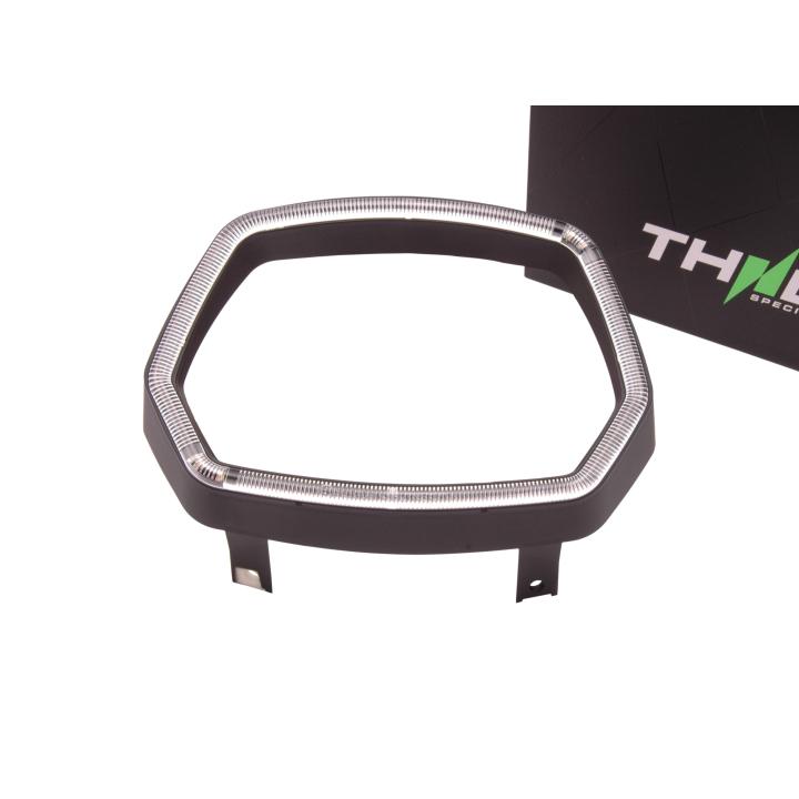 Koplamprand LED THNDR Mat Zwart | Vespa Sprint