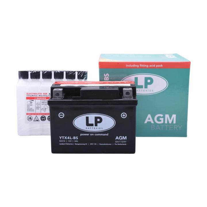 Accu Landport YTX4L-BS AGM (12V/4A)