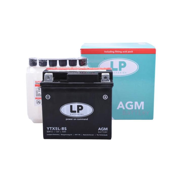 Accu Landport YTX5L-BS AGM (12V/4A)