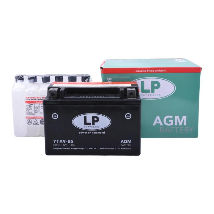 Accu Landport YTX9-BS AGM (12V/8A)