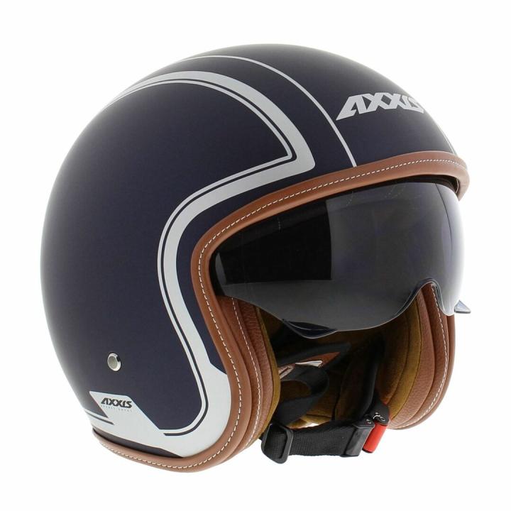 Helm Axxis Hornet Royal Mat Blauw - XL