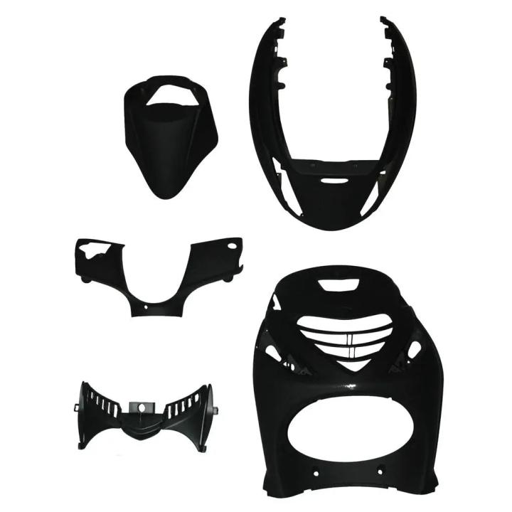 Kappenset 5-delig Mat Zwart | Piaggio Zip SP