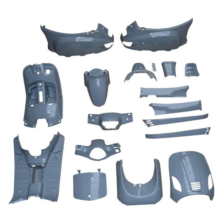 Kappenset 18-delig Nardo Grey | China S