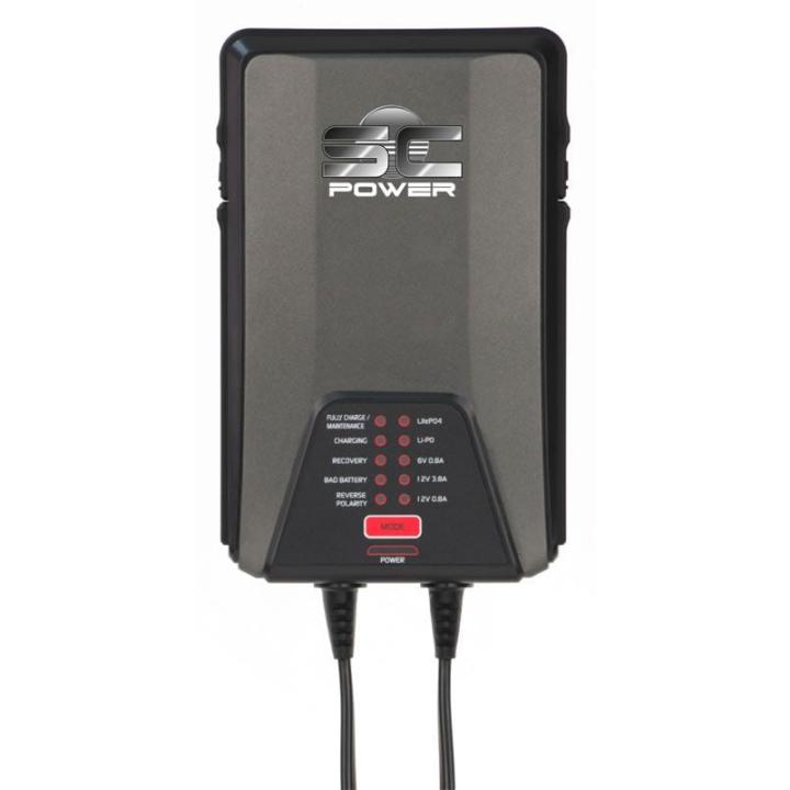 Acculader Charger SC Power 6V/12V/3.8A