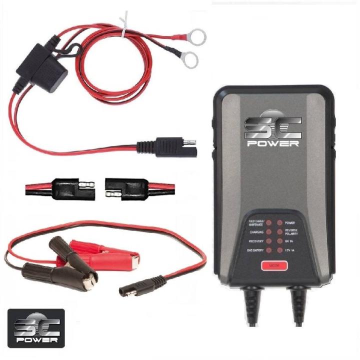 Acculader Charger SC10 Power 6V/12V/1,0A