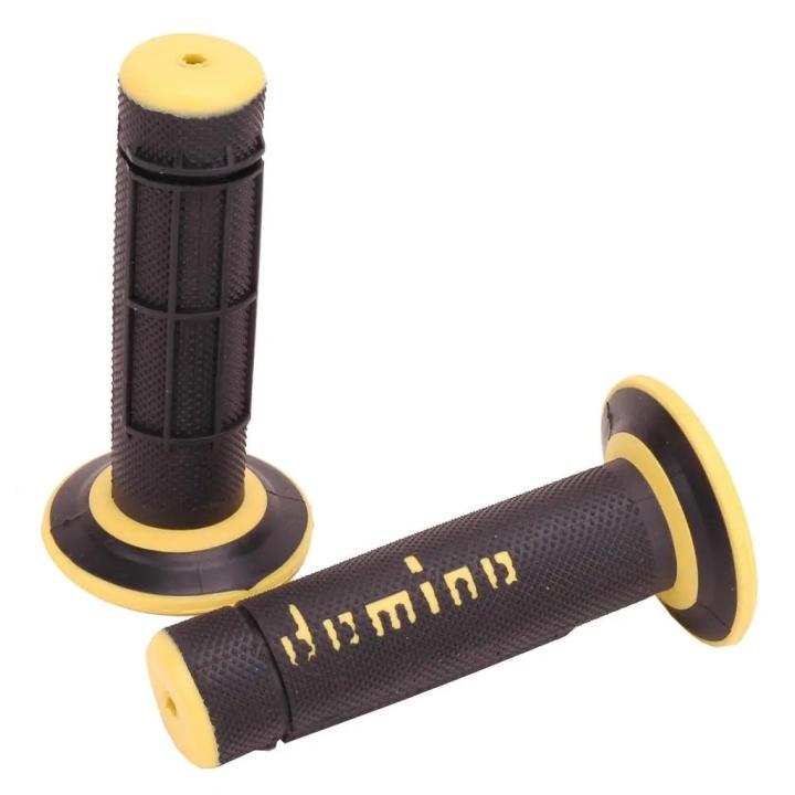 HANDVATEN DOMINO ZWART-GEEL