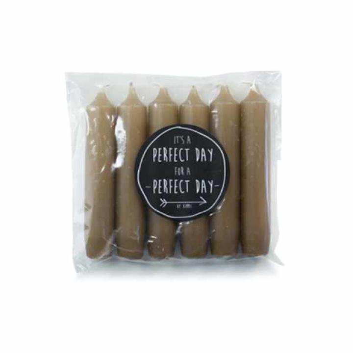 Rustik Lys Dinerkaars camel 6-pack