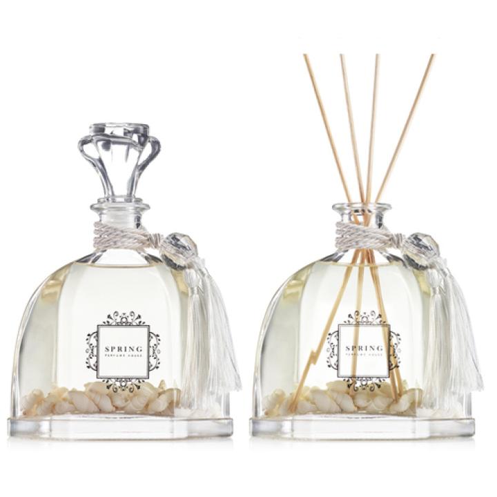 Geurstokjes Verbena 300ml met schelpjes - Spring Fragrances