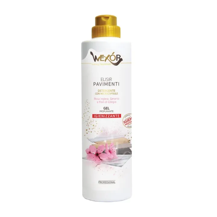 Vloerreiniger allesreiniger Rosa Geranio e Fiori di Ciliegio 750ml - Wexor Elisir Pavimenti