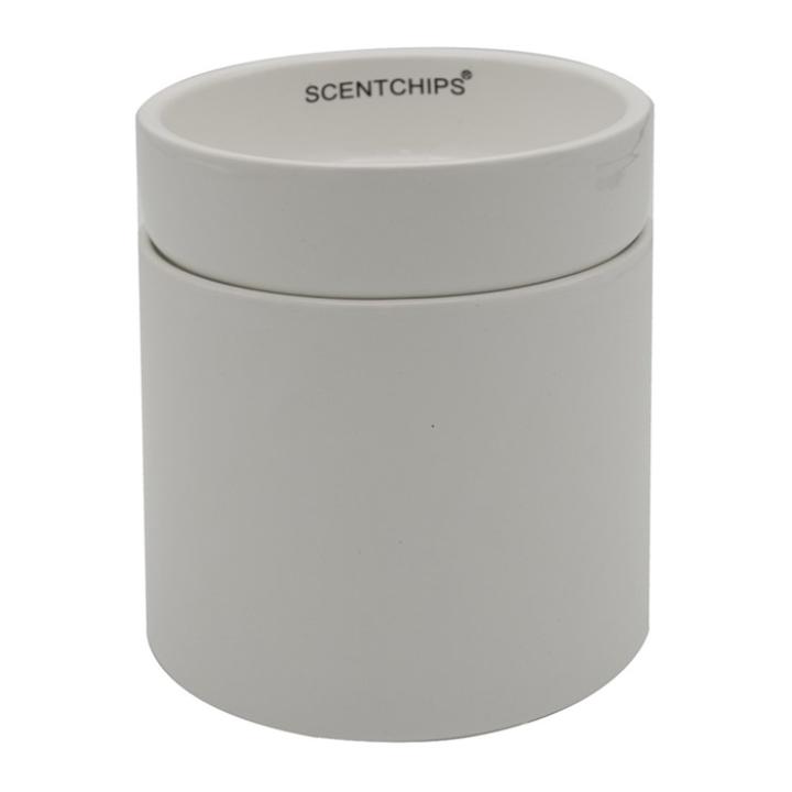 Waxbrander wit 10x12.5cm met los bakje - ScentChips