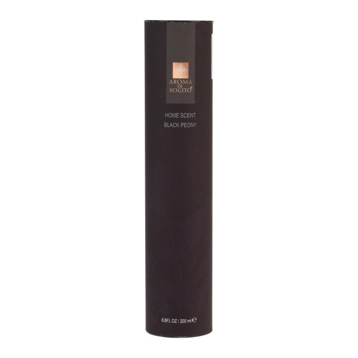 Geurstokjes Black Peony 200ml in luxe koker cadeauverpakking