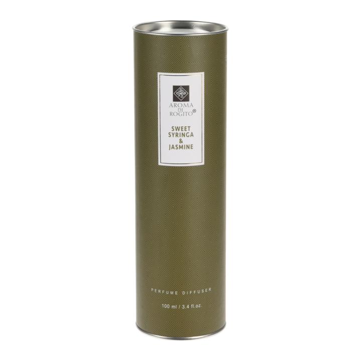 Geurstokjes SYRINGA JASMINE 100ml in luxe koker cadeauverpakking