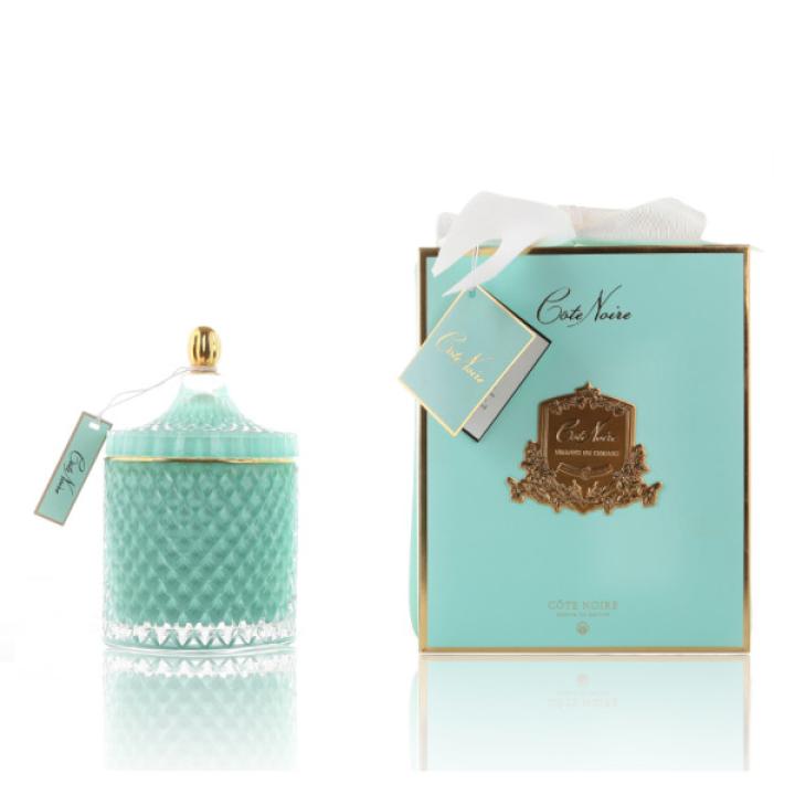 Geurkaars Lime Art Deco groot - Cote Noire (GML45005)