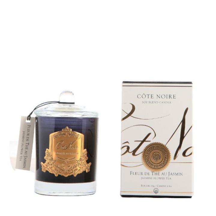 Geurkaars Jasmine Flower Tea 185gr goud - Cote Noire