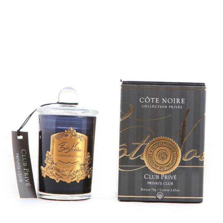 Geurkaars Private Club 75gr goud - Cote Noire