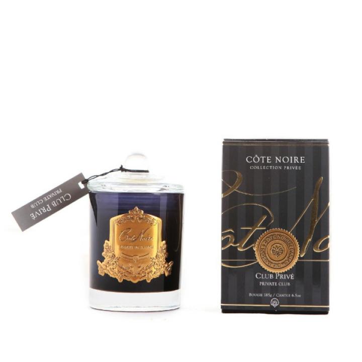 Geurkaars Private Club 450gr goud - Cote Noire