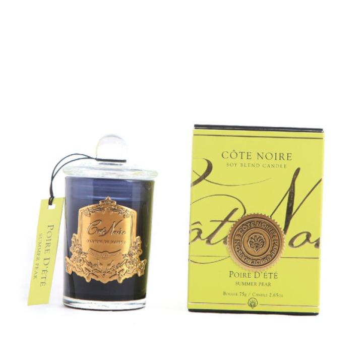 Geurkaars Summer Pear 75gr goud - Cote Noire