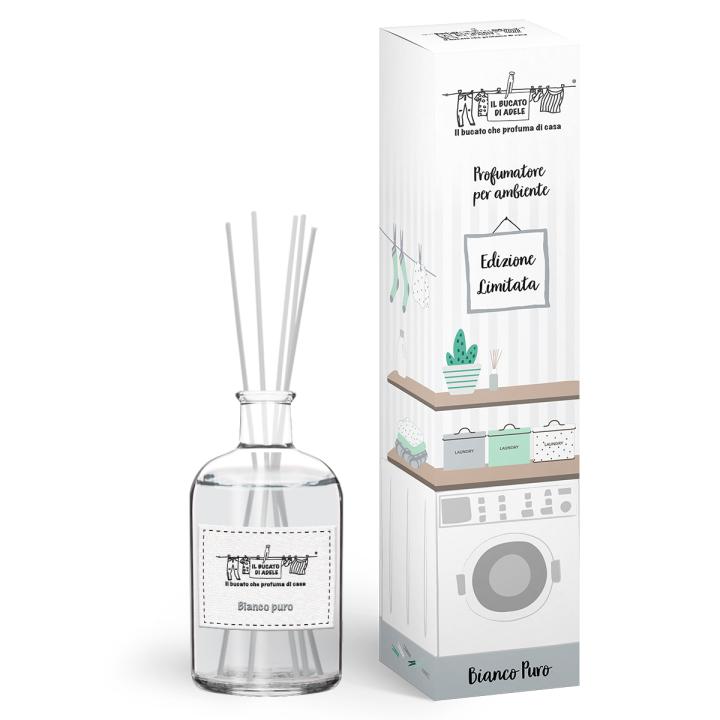 Geurstokjes 200ml Bianco Puro - Il Bucato di Adele