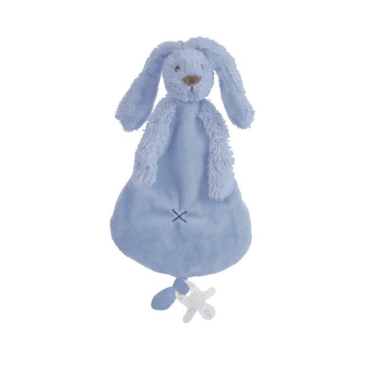 Knuffeldoekje Rabbit Richie Blue