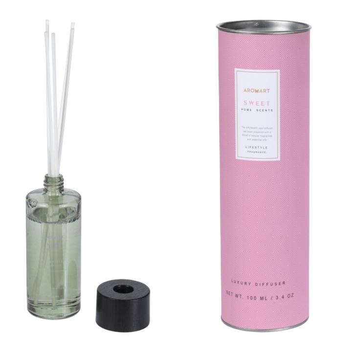 Geurstokjes White Rose & Lily 100ml in stijlvolle cadeauverpakking