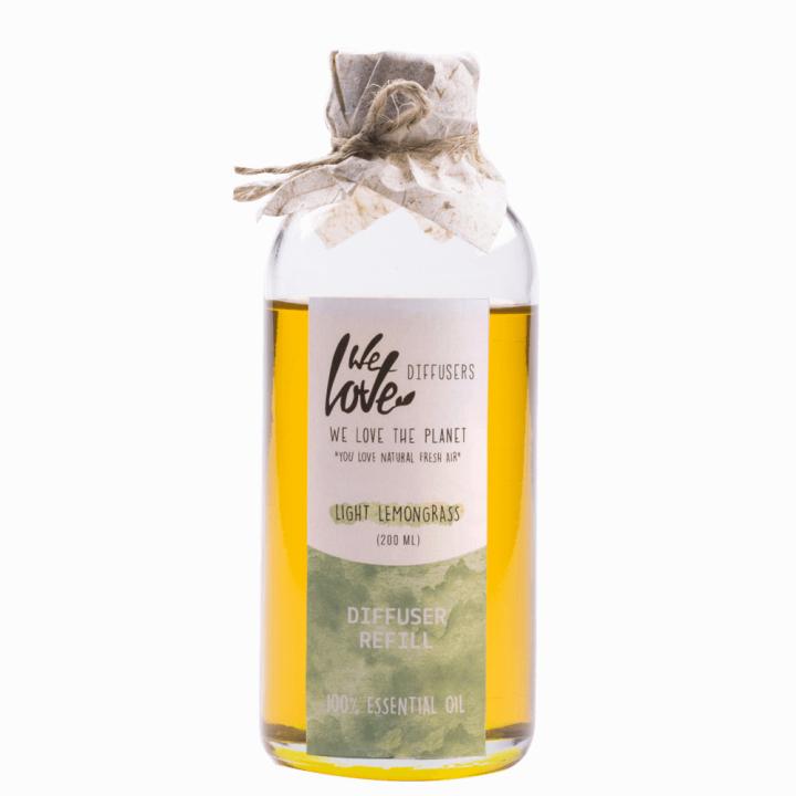 Light Lemongrass 200ml geurstokjes navulling refill - We Love The Planet