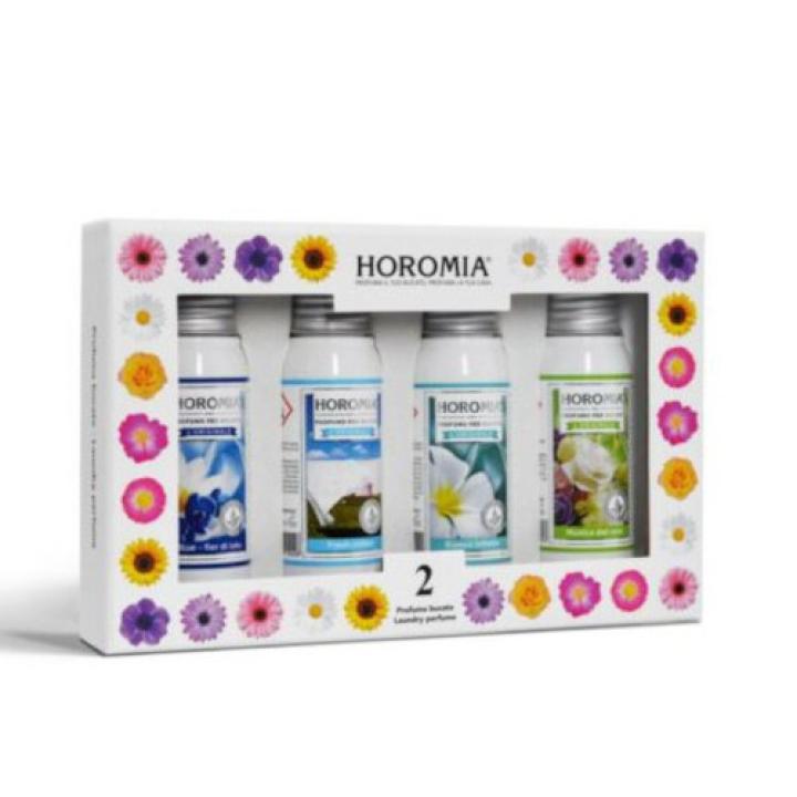 Wasparfum HORO 2 cadeaupakket met 4 flesjes van 50ml - Horomia