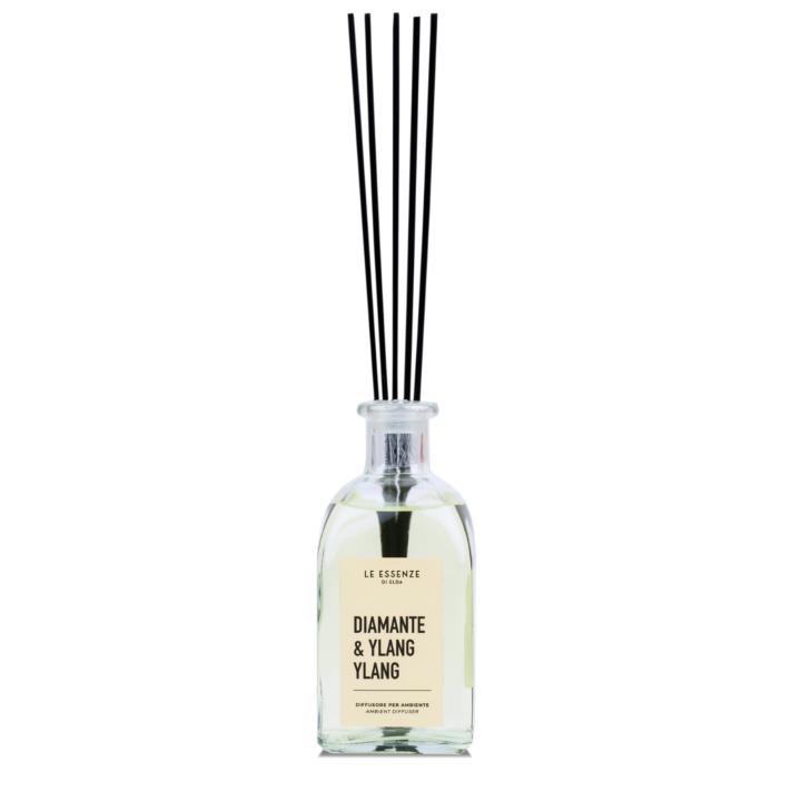 Geurstokjes Diamante Ylang Ylang 250ml - Le Essenza di Elda