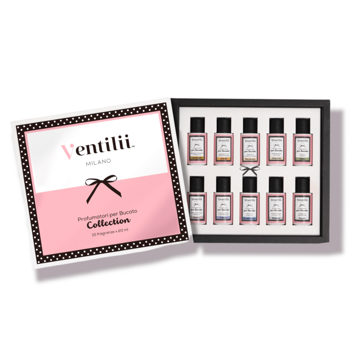 Cadeaupakket 10x20ml Wasparfum  – Ventilii Milano